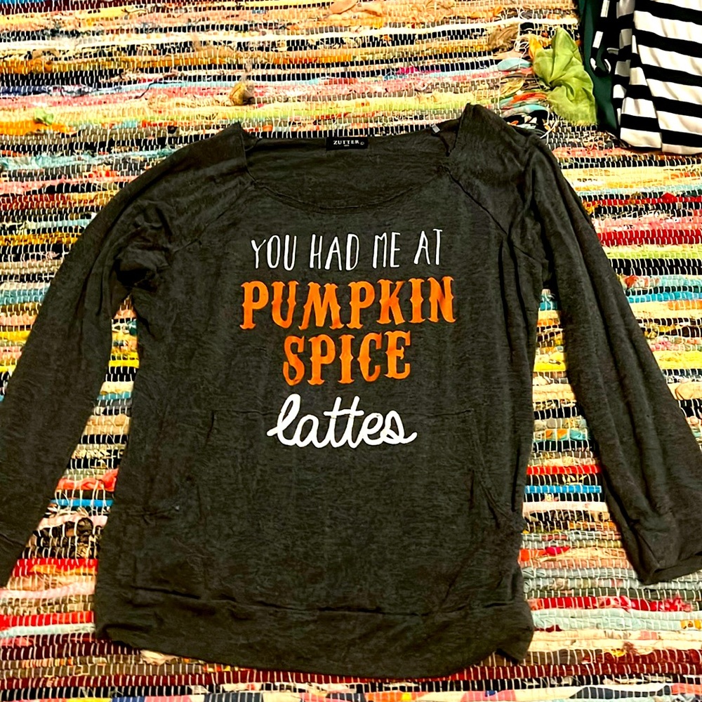 Dark grey fall sweater